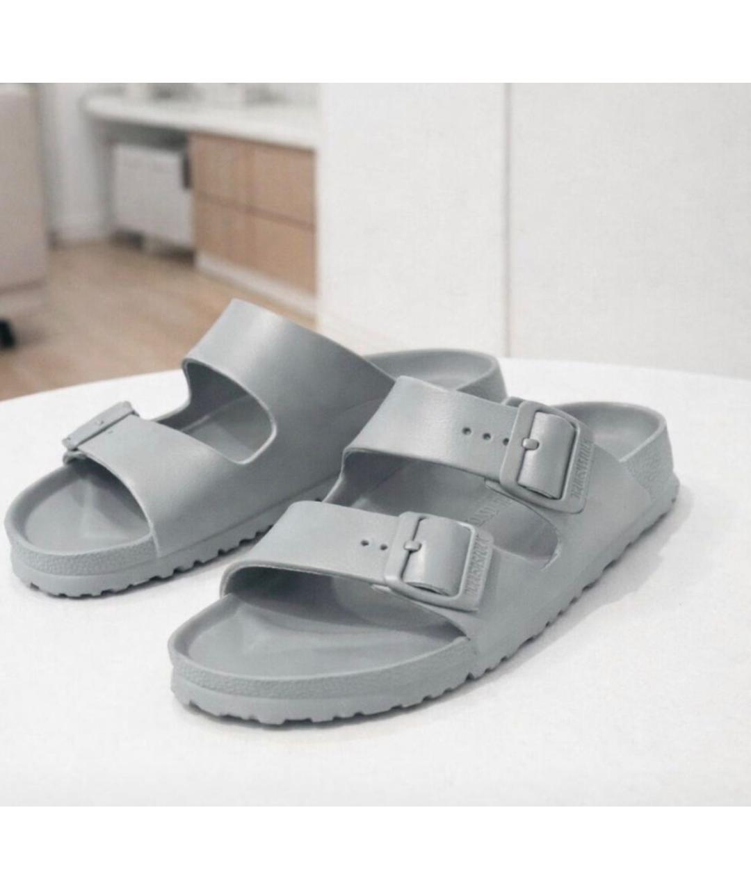 BIRKENSTOCK Серые сандалии, фото 2