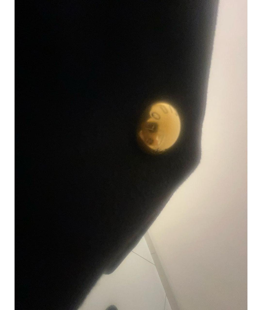 LOUIS VUITTON Черное шерстяное пальто, фото 4