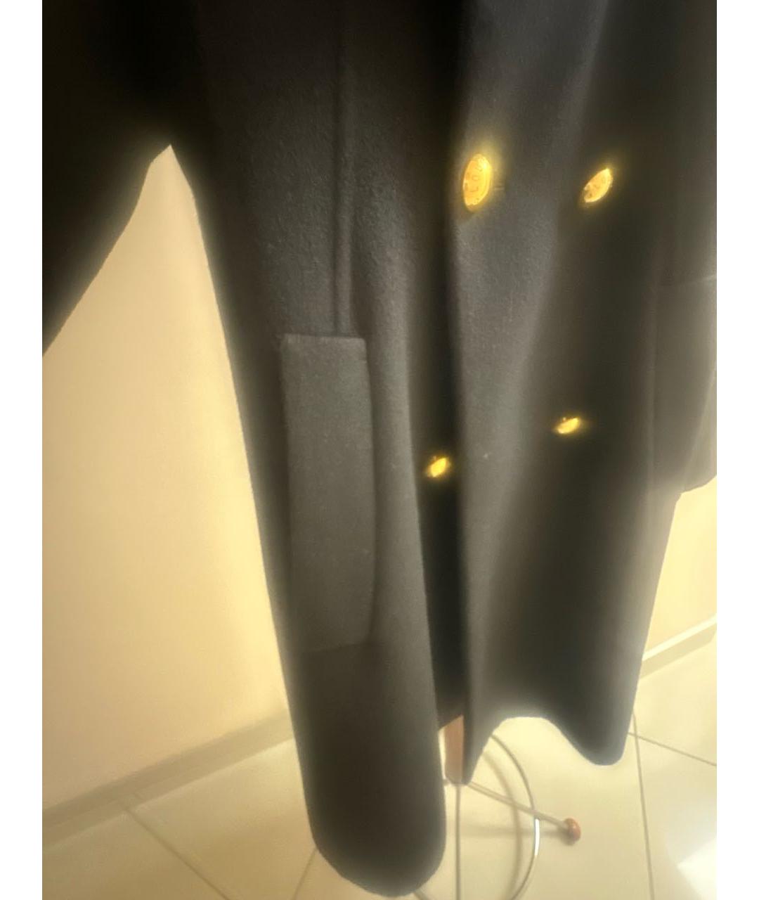 LOUIS VUITTON Черное шерстяное пальто, фото 6