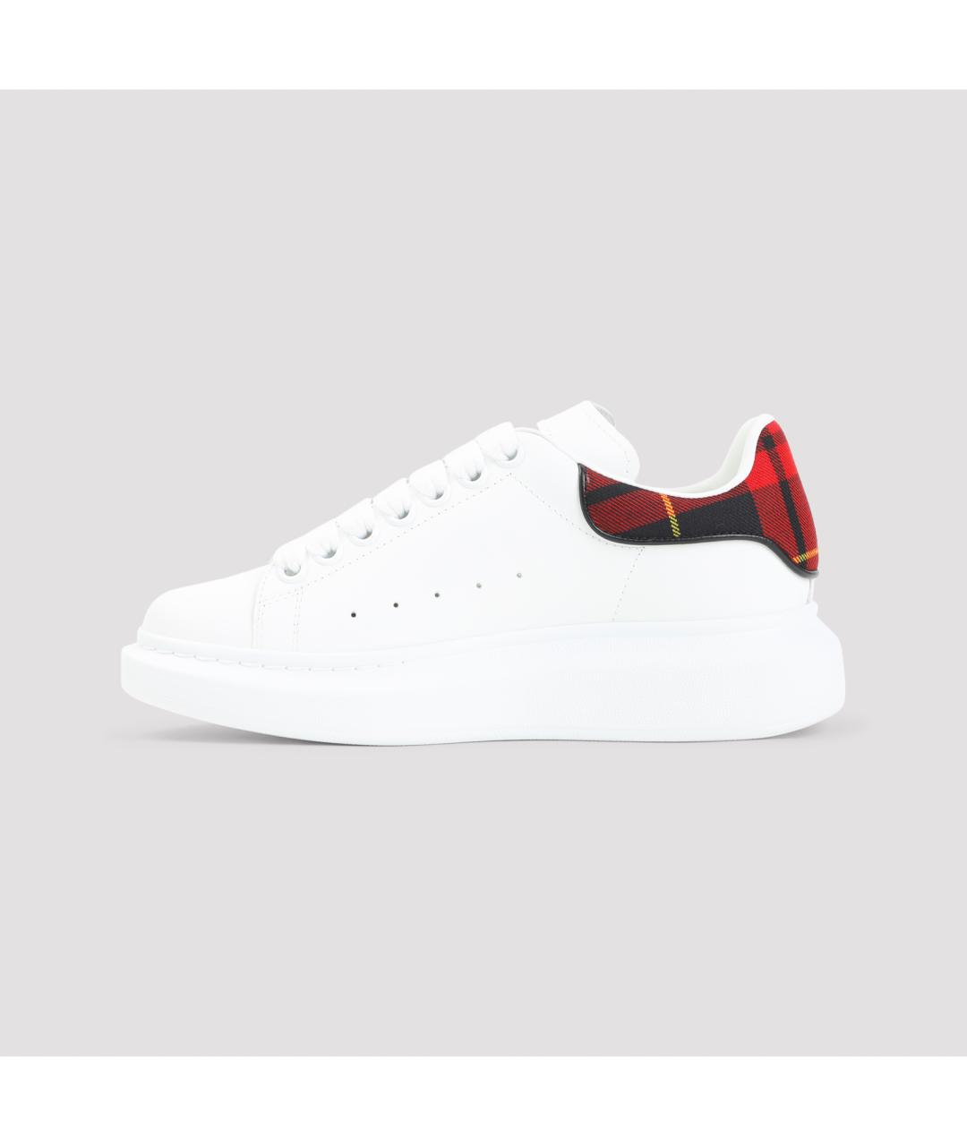 ALEXANDER MCQUEEN Белые кожаные кроссовки, фото 2