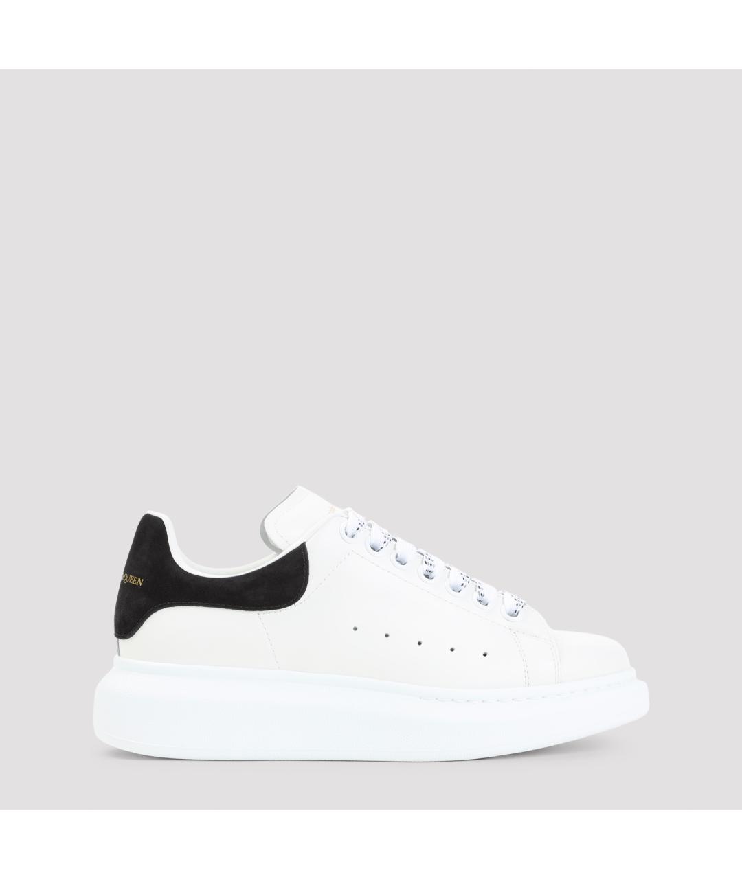 ALEXANDER MCQUEEN Белые кожаные кеды, фото 5