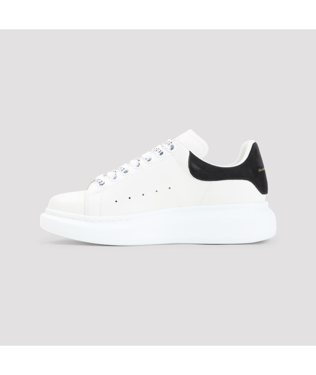 ALEXANDER MCQUEEN Белые кожаные кеды, фото 2