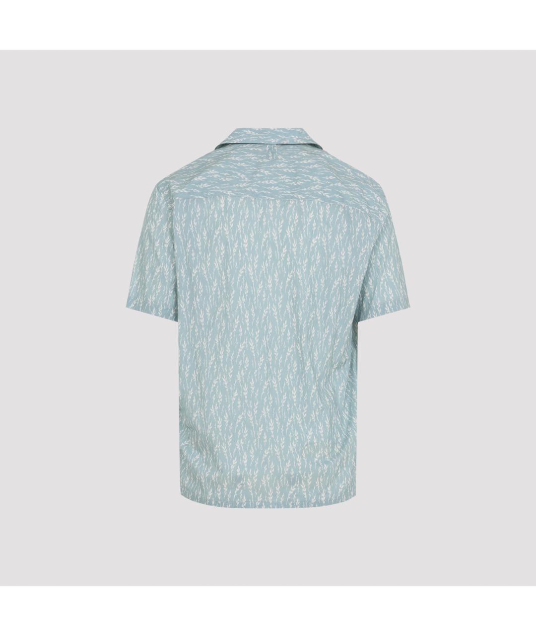 CANALI Голубая хлопковая кэжуал рубашка, фото 3