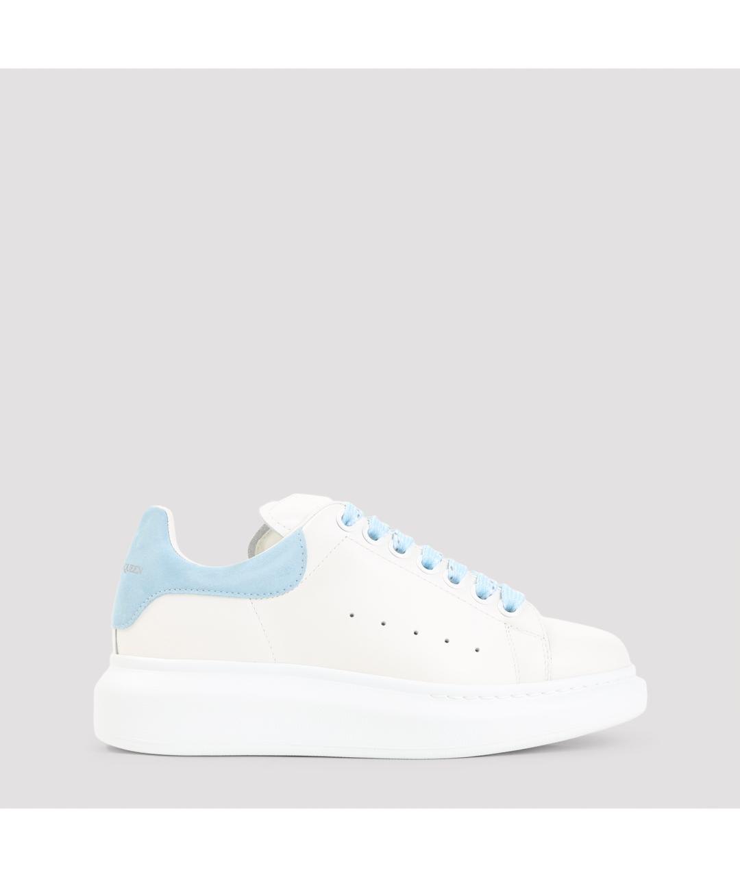 ALEXANDER MCQUEEN Белые кожаные кеды, фото 5