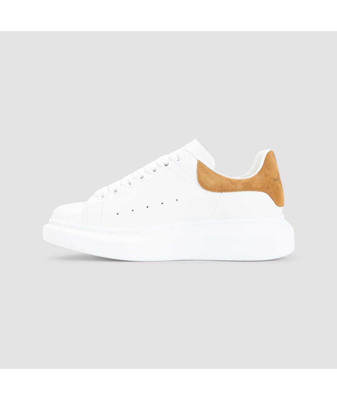 ALEXANDER MCQUEEN Белые кожаные кеды, фото 2