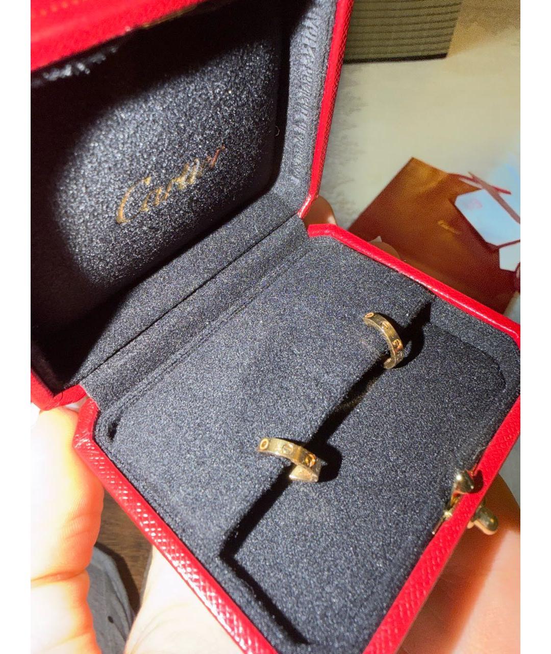 CARTIER Золотые серьги из желтого золота, фото 4