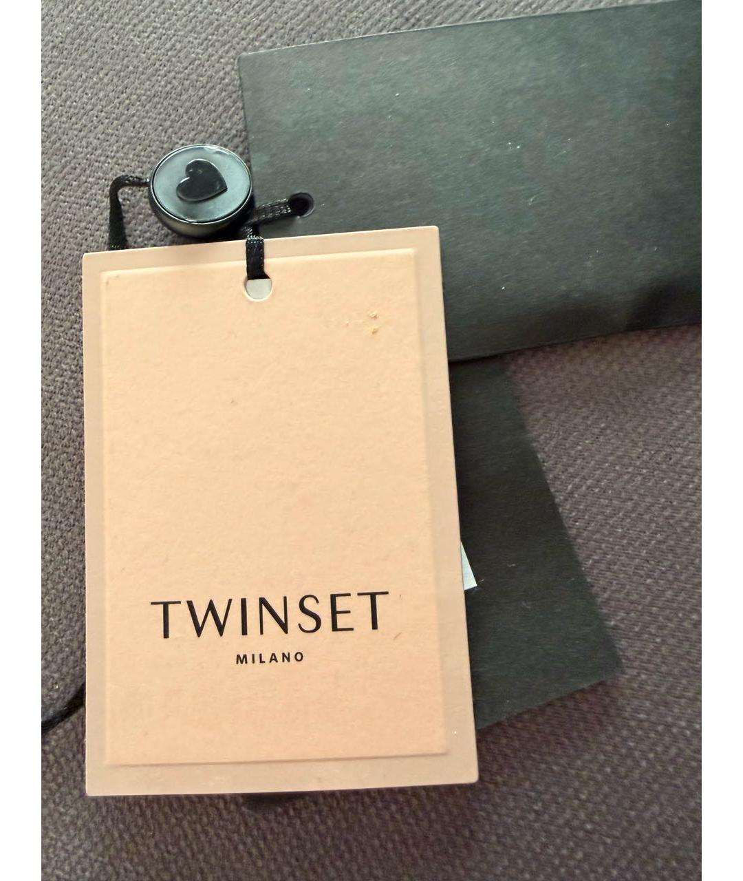 TWIN-SET Белый хлопковый жакет/пиджак, фото 6