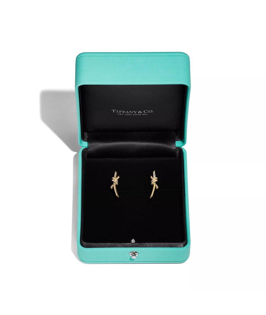 TIFFANY&CO Золотые серьги из желтого золота, фото 5