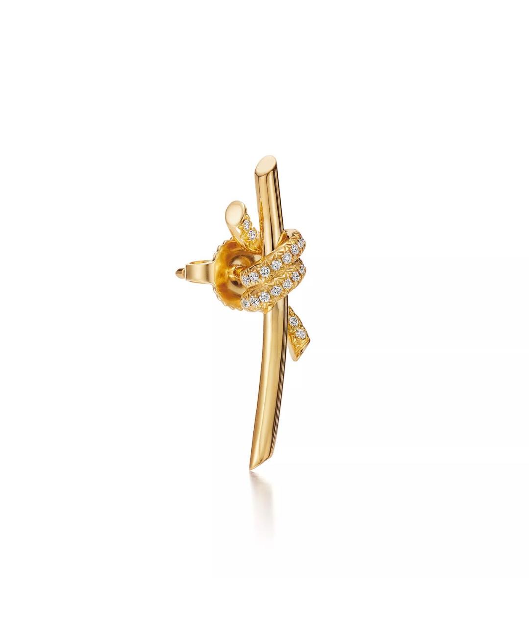 TIFFANY&CO Золотые серьги из желтого золота, фото 3