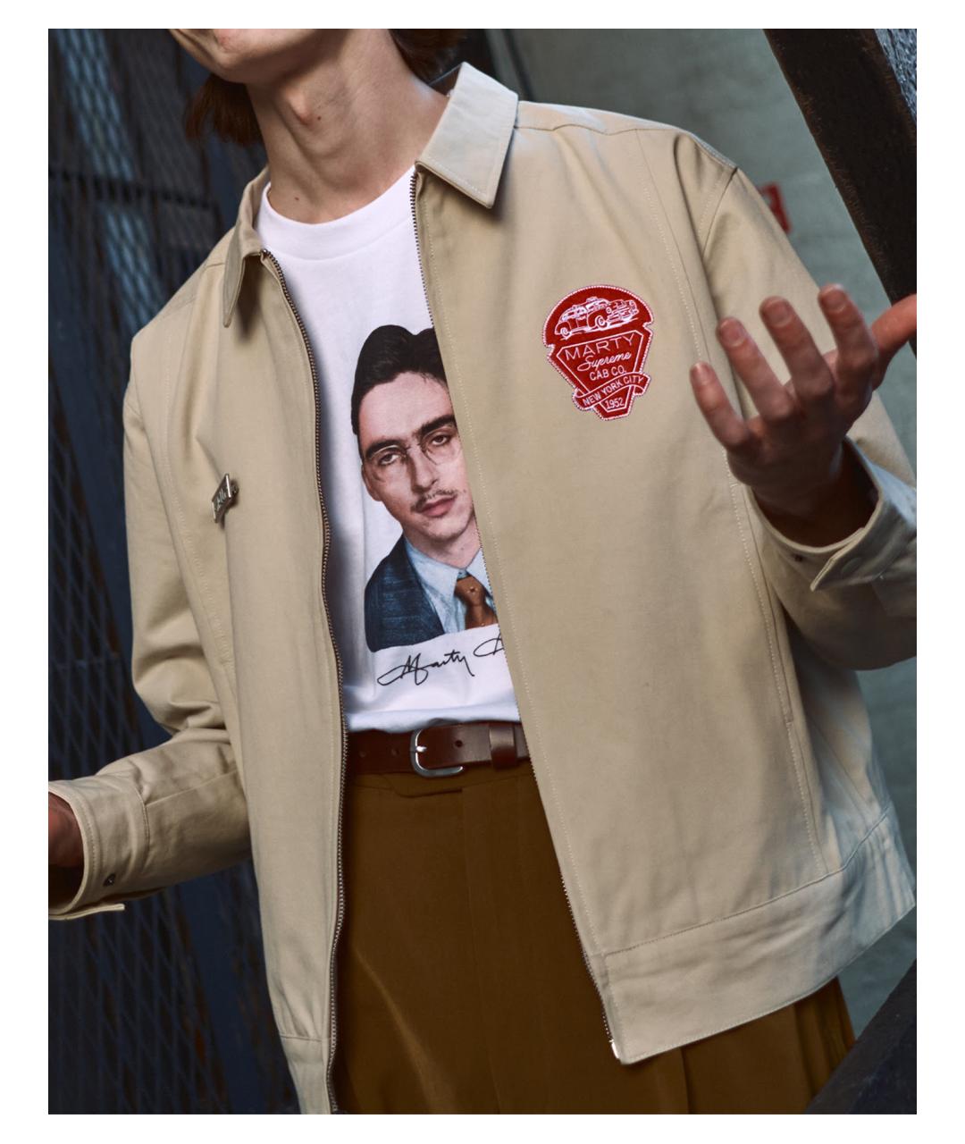 Golf Le Fleur Белая хлопковая футболка, фото 6