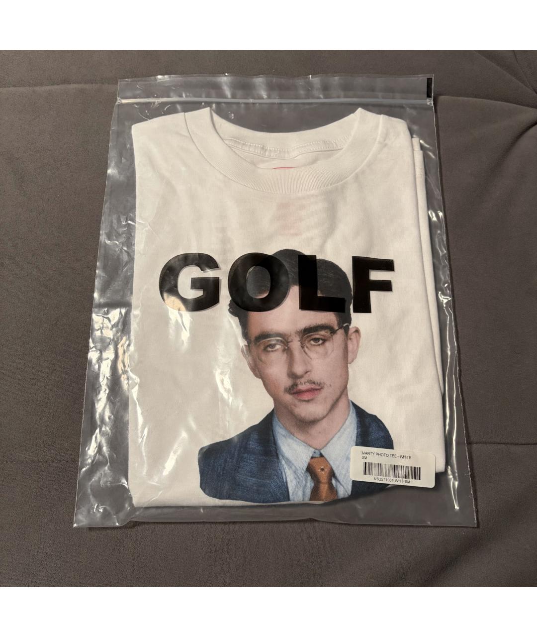 Golf Le Fleur Белая хлопковая футболка, фото 7