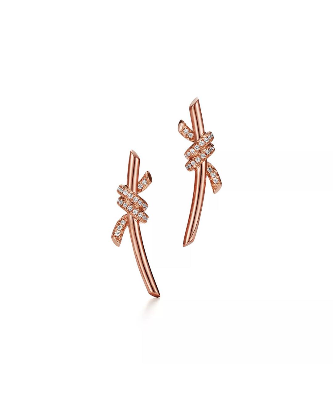 TIFFANY&CO Золотые серьги из розового золота, фото 1