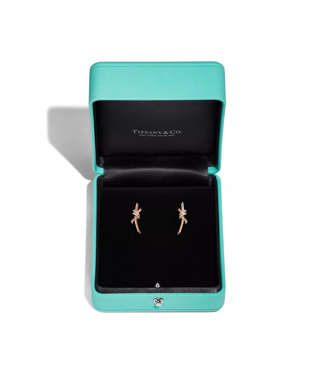 TIFFANY&CO Золотые серьги из розового золота, фото 5