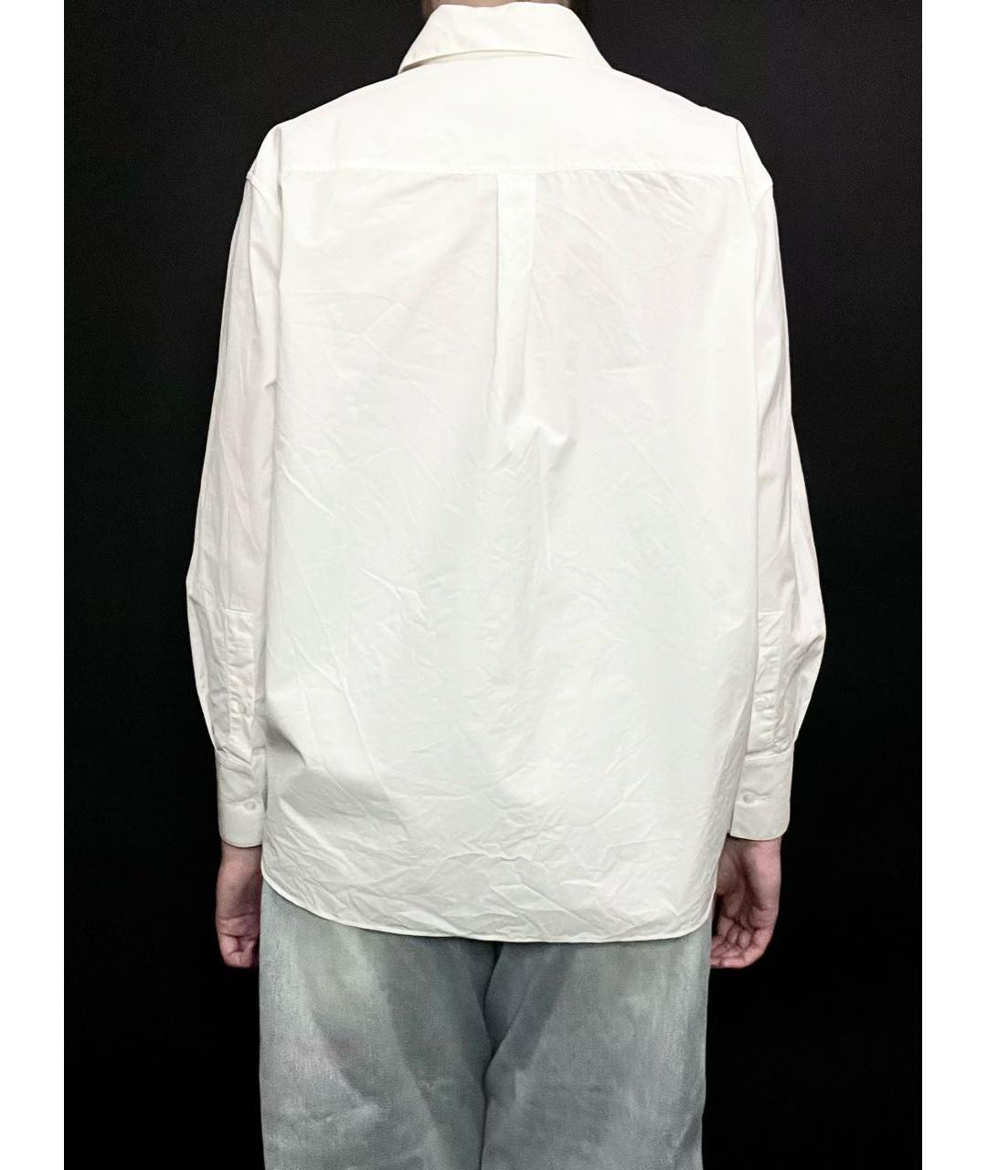 VALENTINO Белая хлопковая рубашка, фото 4