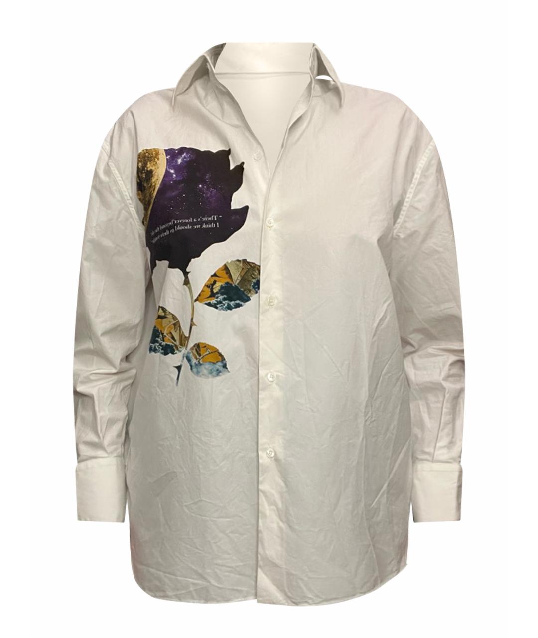 VALENTINO Белая хлопковая рубашка, фото 1