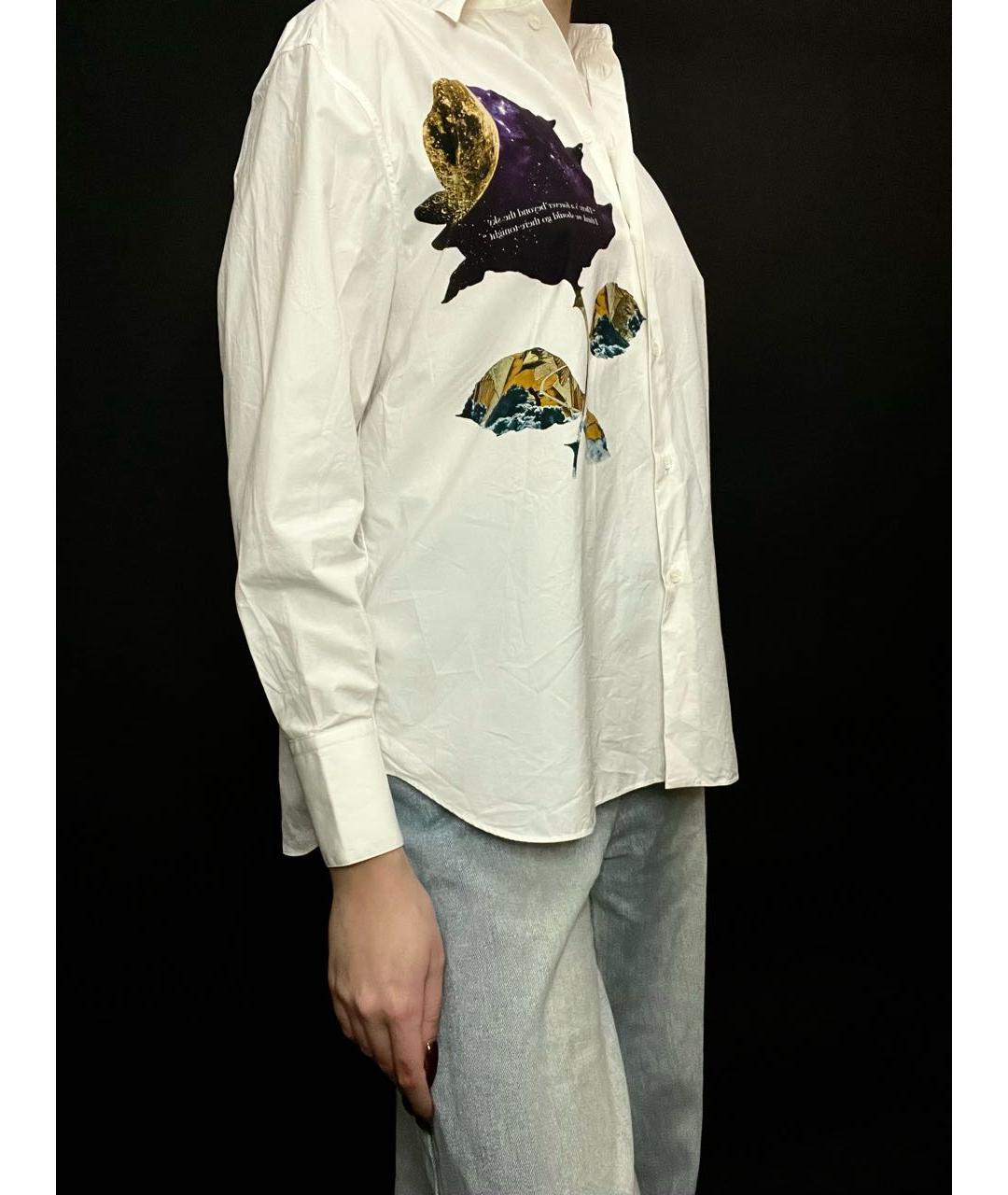 VALENTINO Белая хлопковая рубашка, фото 3
