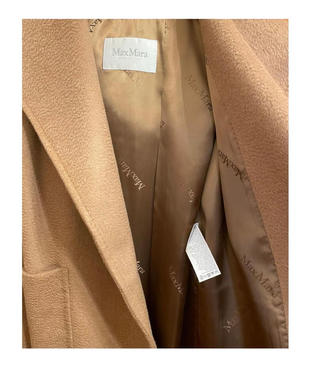 MAX MARA Горчичное пальто, фото 4
