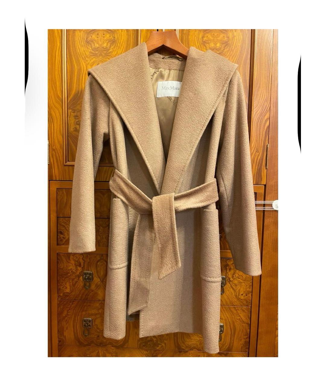 MAX MARA Горчичное пальто, фото 3