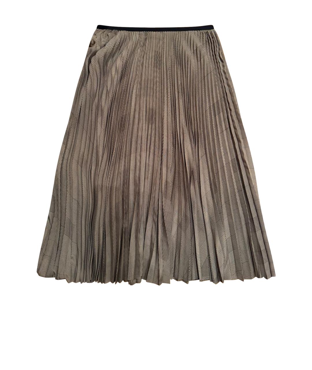 POLO RALPH LAUREN Бежевая вискозная юбка макси, фото 1