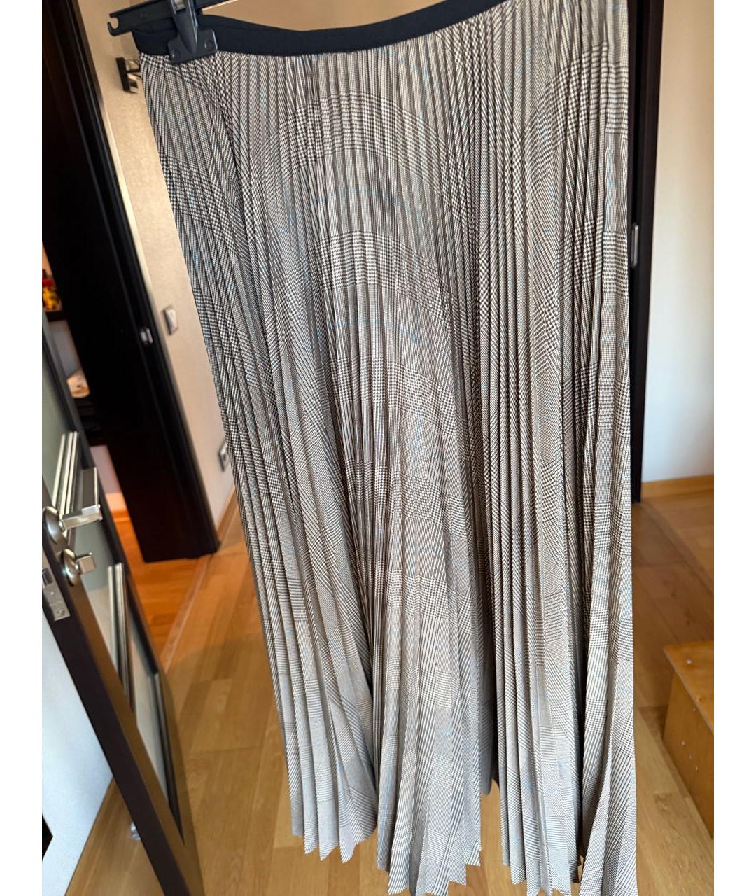 POLO RALPH LAUREN Бежевая вискозная юбка макси, фото 6