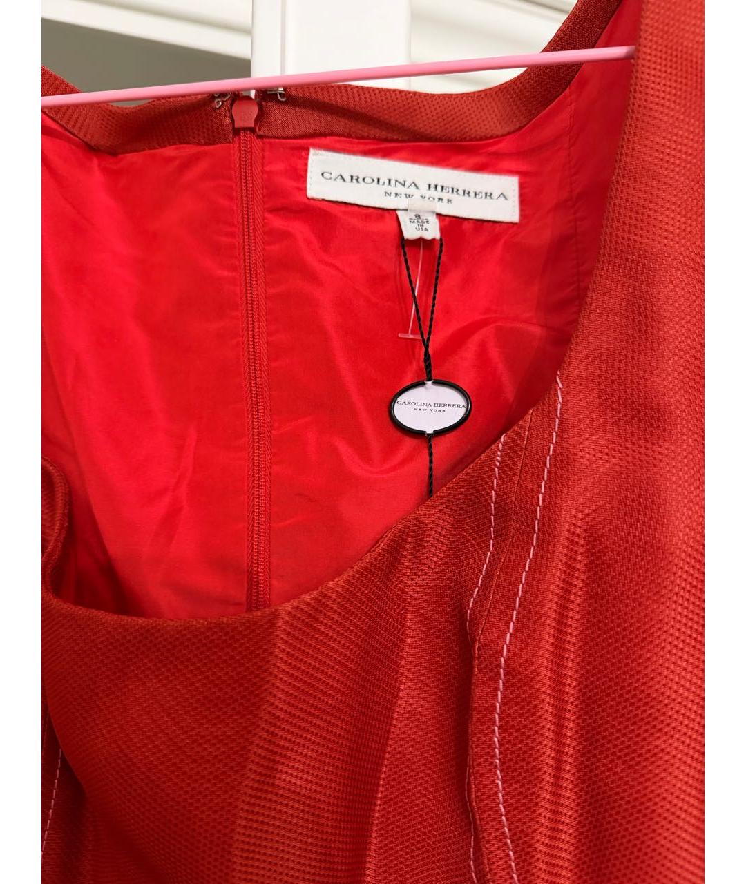 CAROLINA HERRERA Красное вечернее платье, фото 3