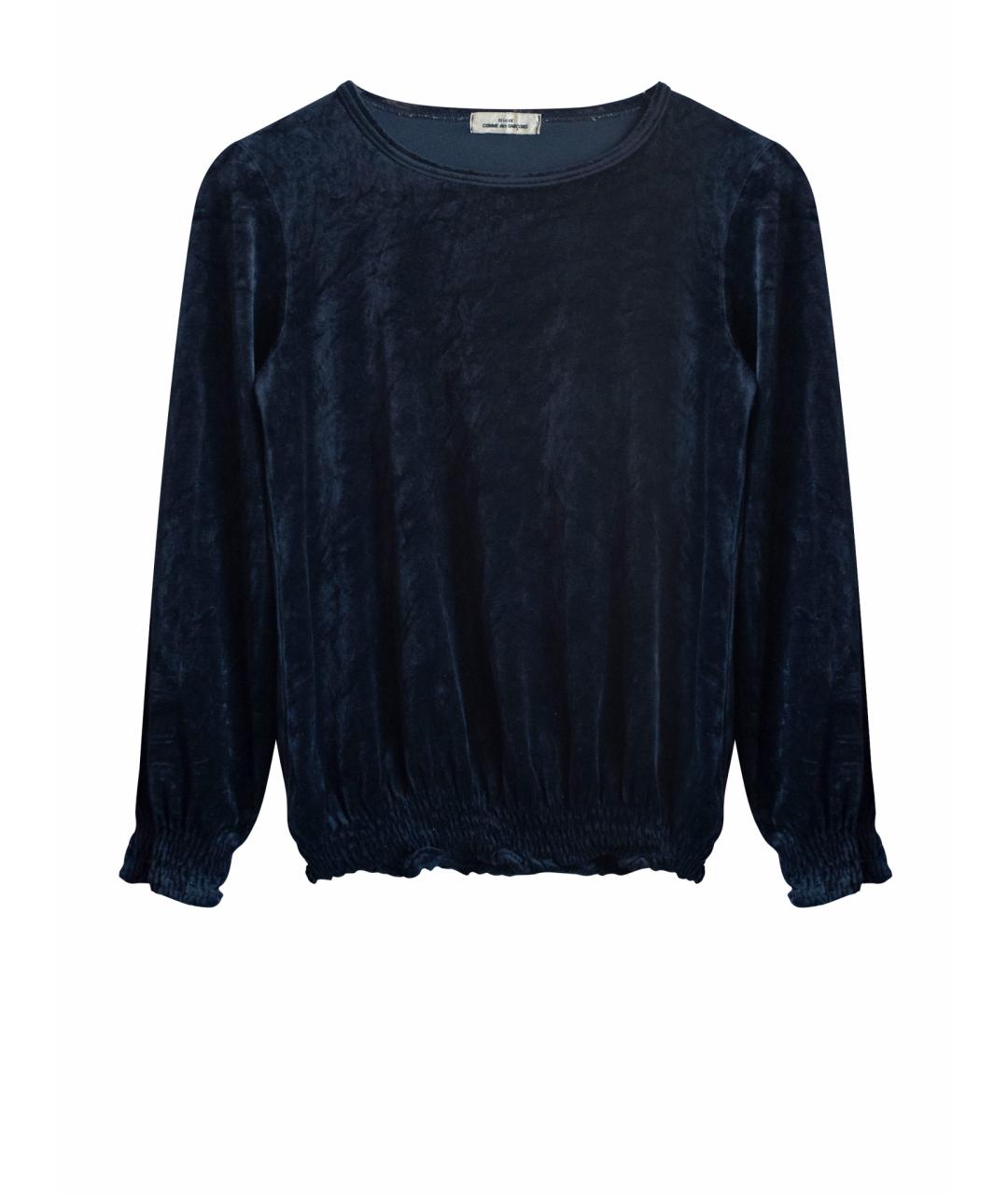 COMME DES GARÇONS Черный бархатный джемпер / свитер, фото 1