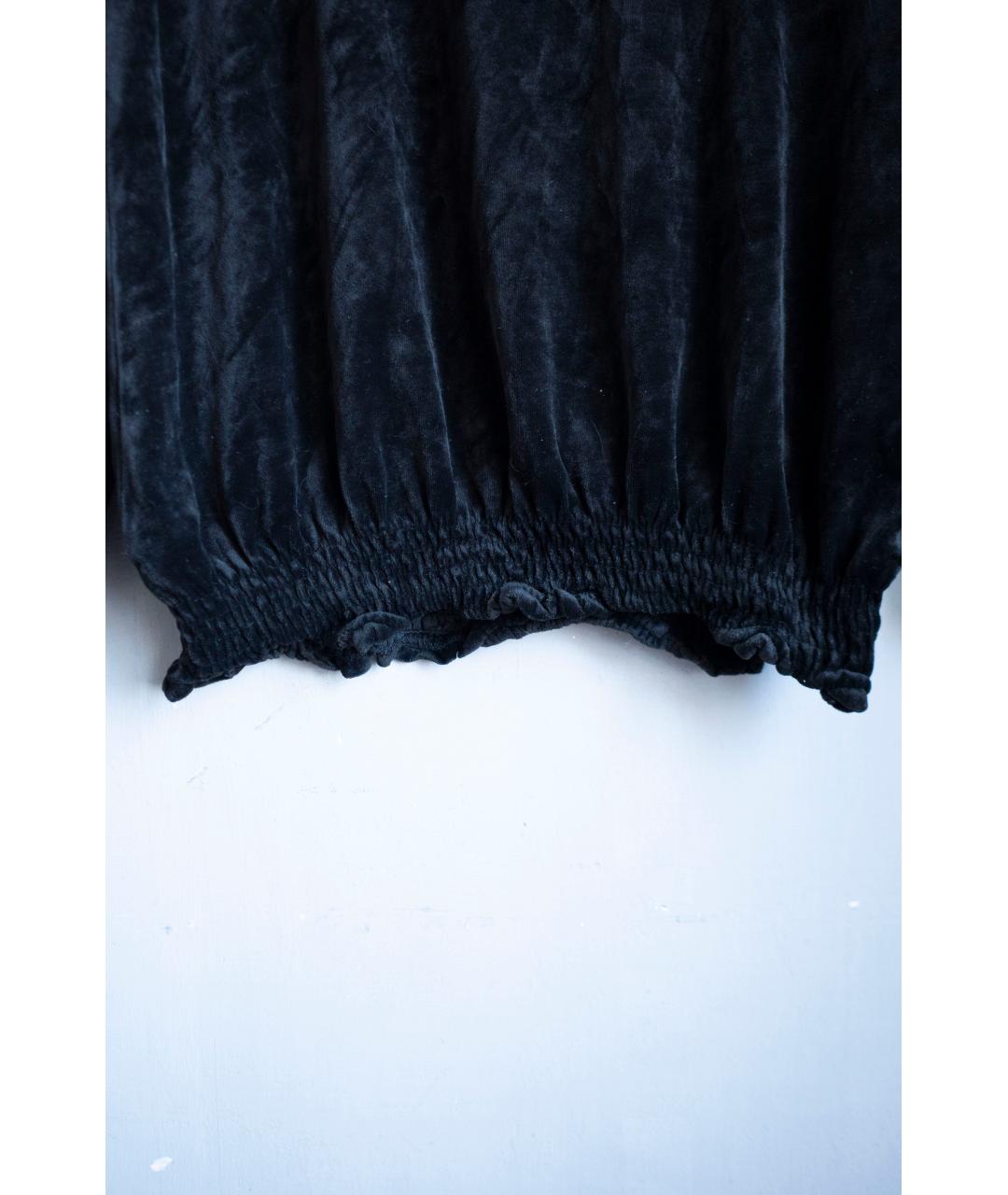 COMME DES GARÇONS Черный бархатный джемпер / свитер, фото 5