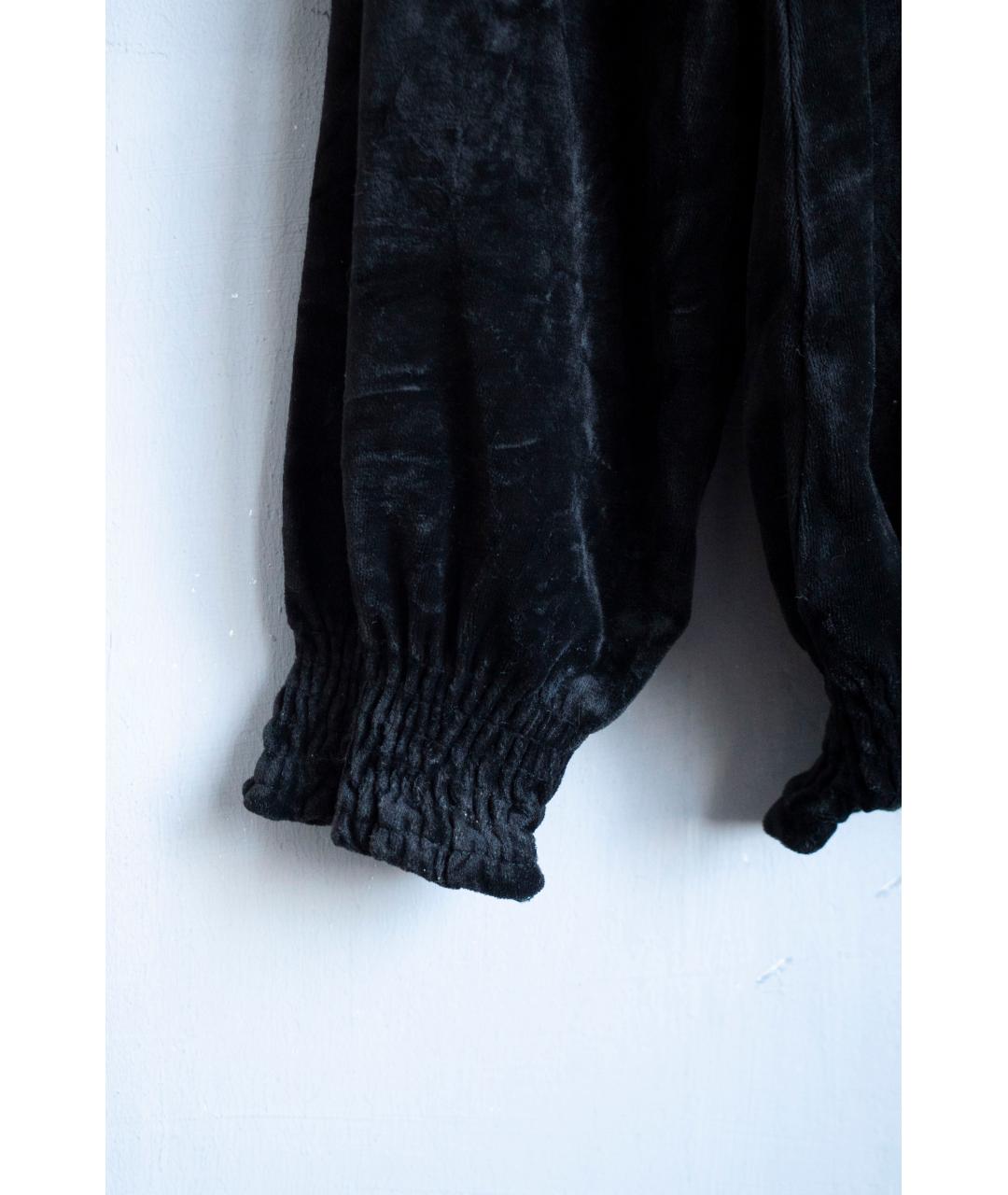 COMME DES GARÇONS Черный бархатный джемпер / свитер, фото 4