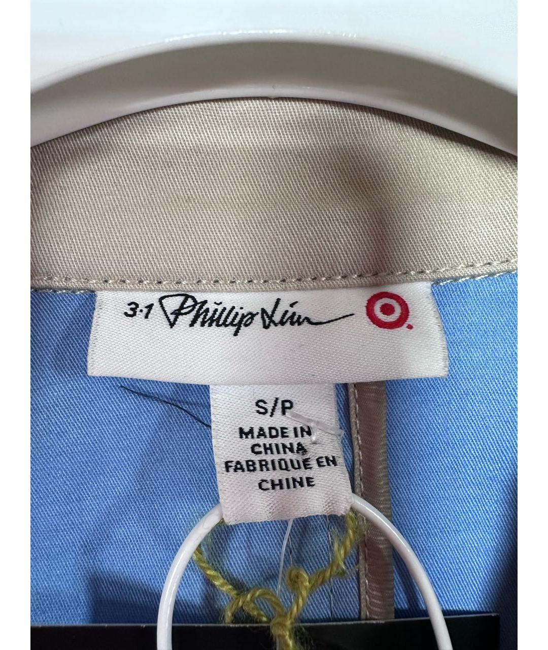 3.1 PHILLIP LIM Бежевый хлопковый тренч/плащ, фото 4