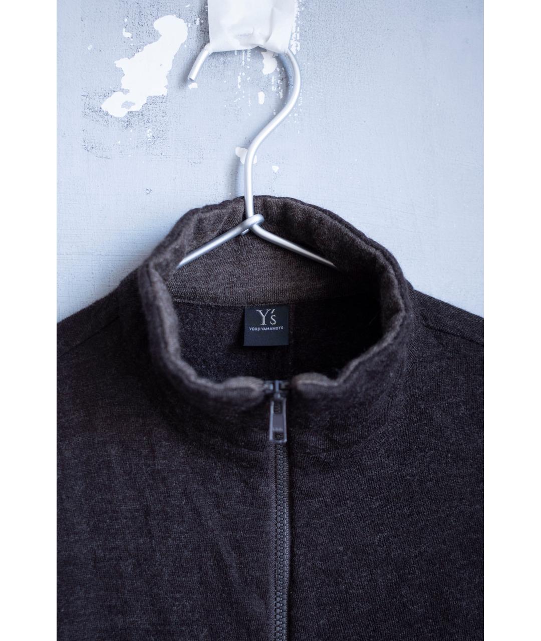 YOHJI YAMAMOTO Коричневый шерстяной джемпер / свитер, фото 3