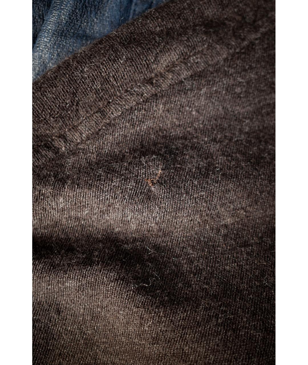 YOHJI YAMAMOTO Коричневый шерстяной джемпер / свитер, фото 9