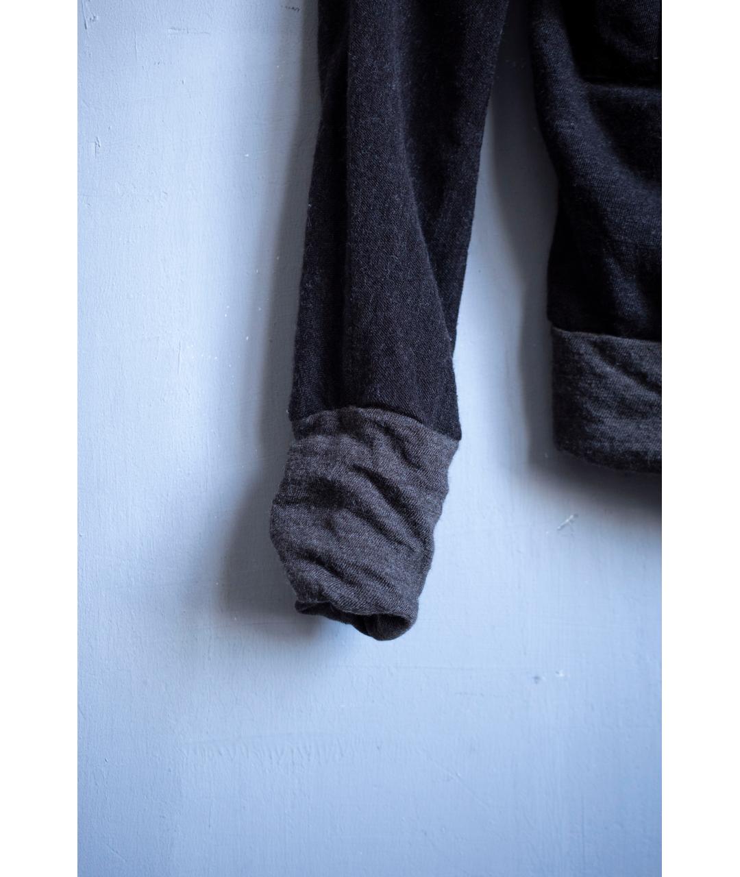 YOHJI YAMAMOTO Коричневый шерстяной джемпер / свитер, фото 4