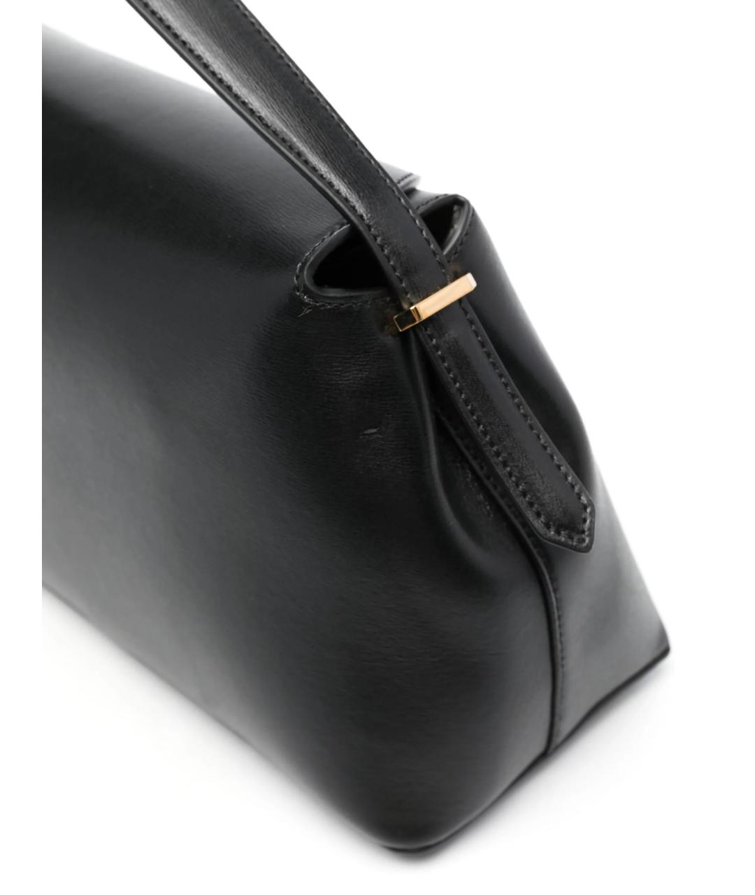 TOTEME Черная кожаная сумка с короткими ручками, фото 4