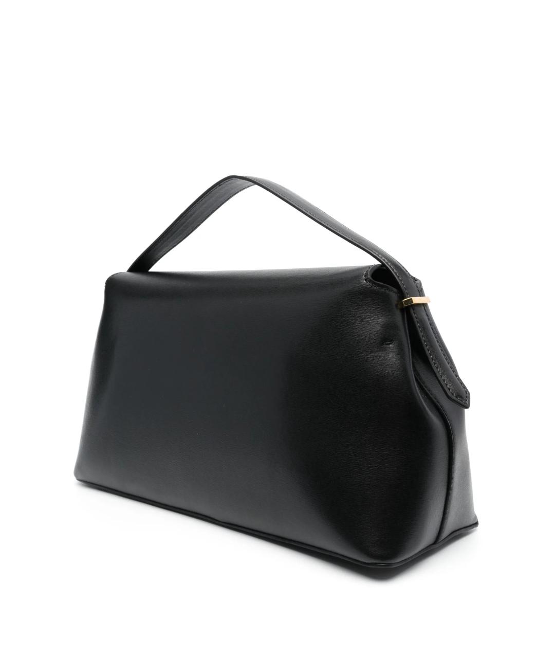 TOTEME Черная кожаная сумка с короткими ручками, фото 2