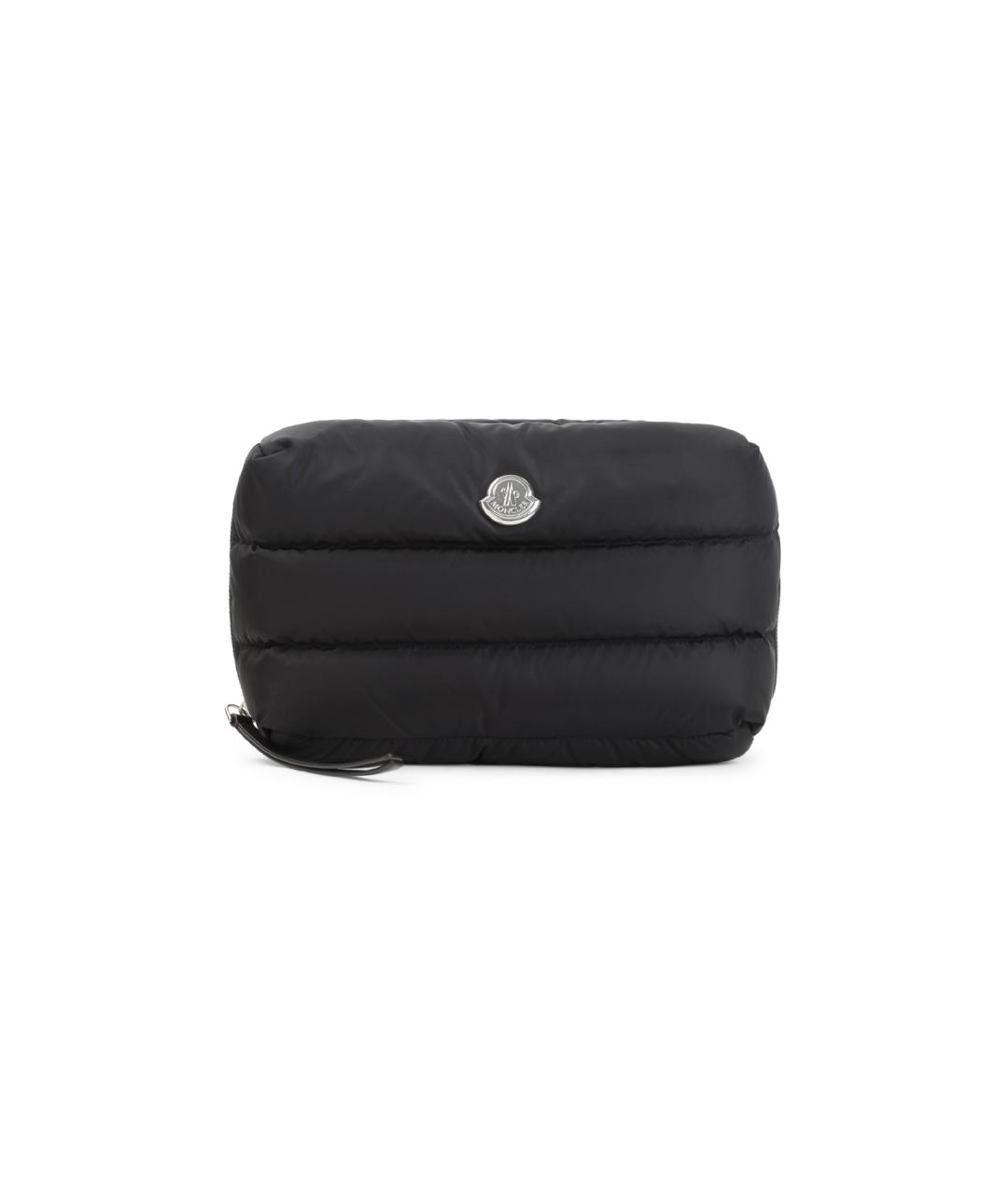 MONCLER Черная синтетическая косметичка, фото 1