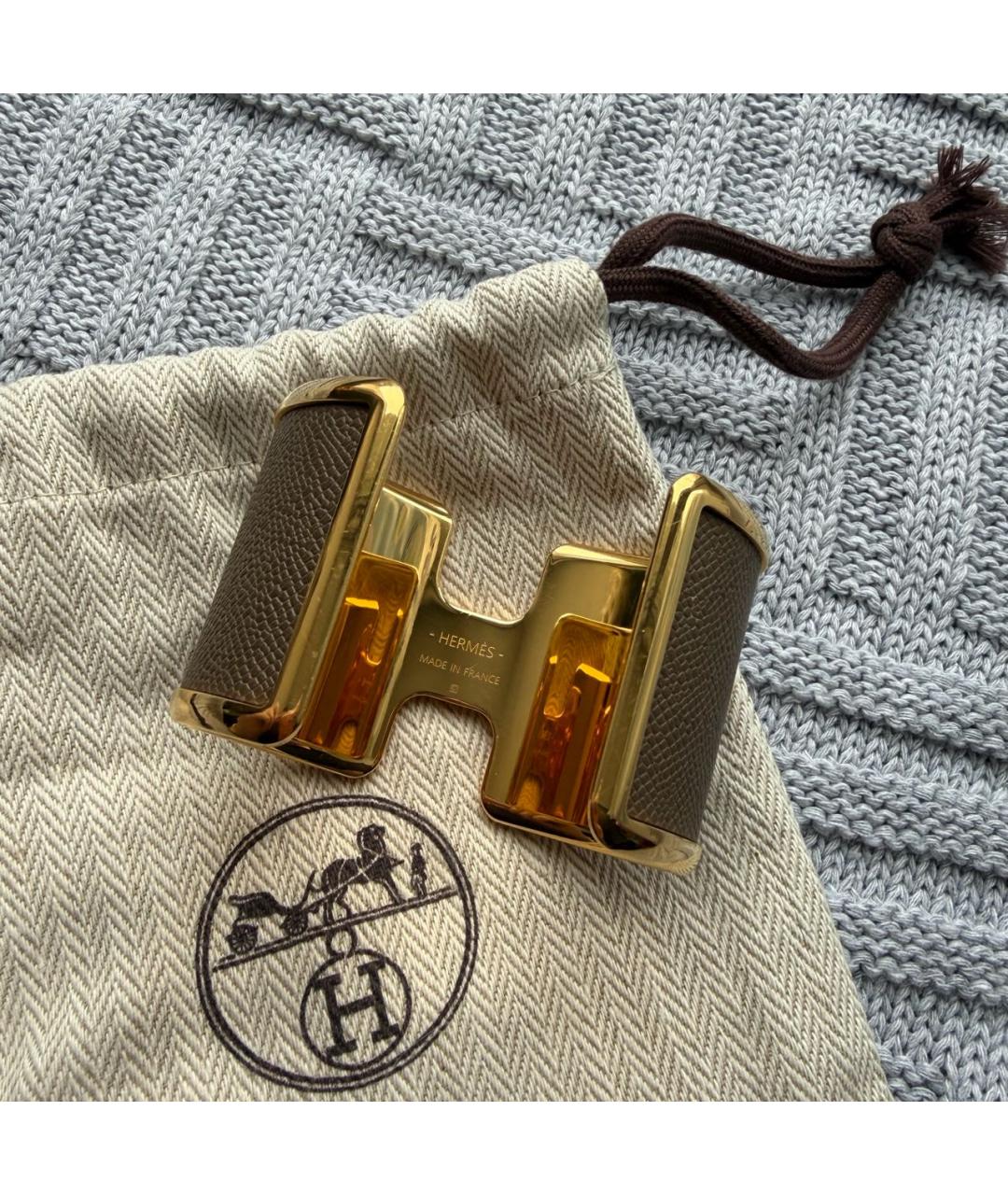 HERMES Золотой браслет, фото 4