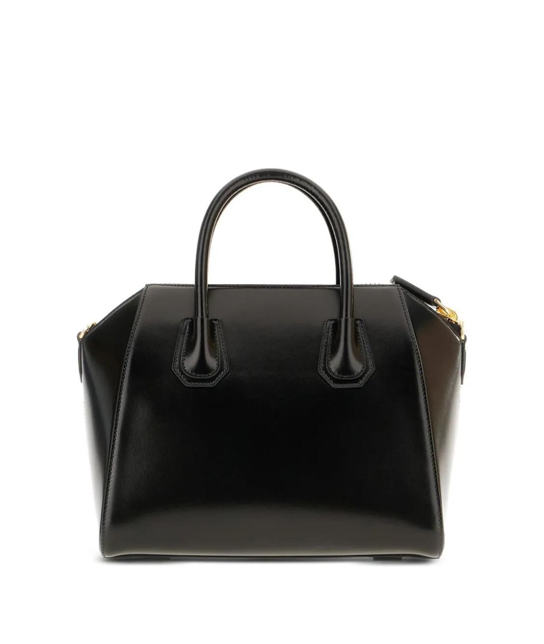 GIVENCHY Черная кожаная сумка тоут, фото 2