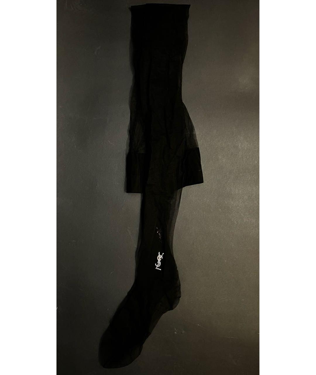 SAINT LAURENT Черные носки, чулки и колготы, фото 5