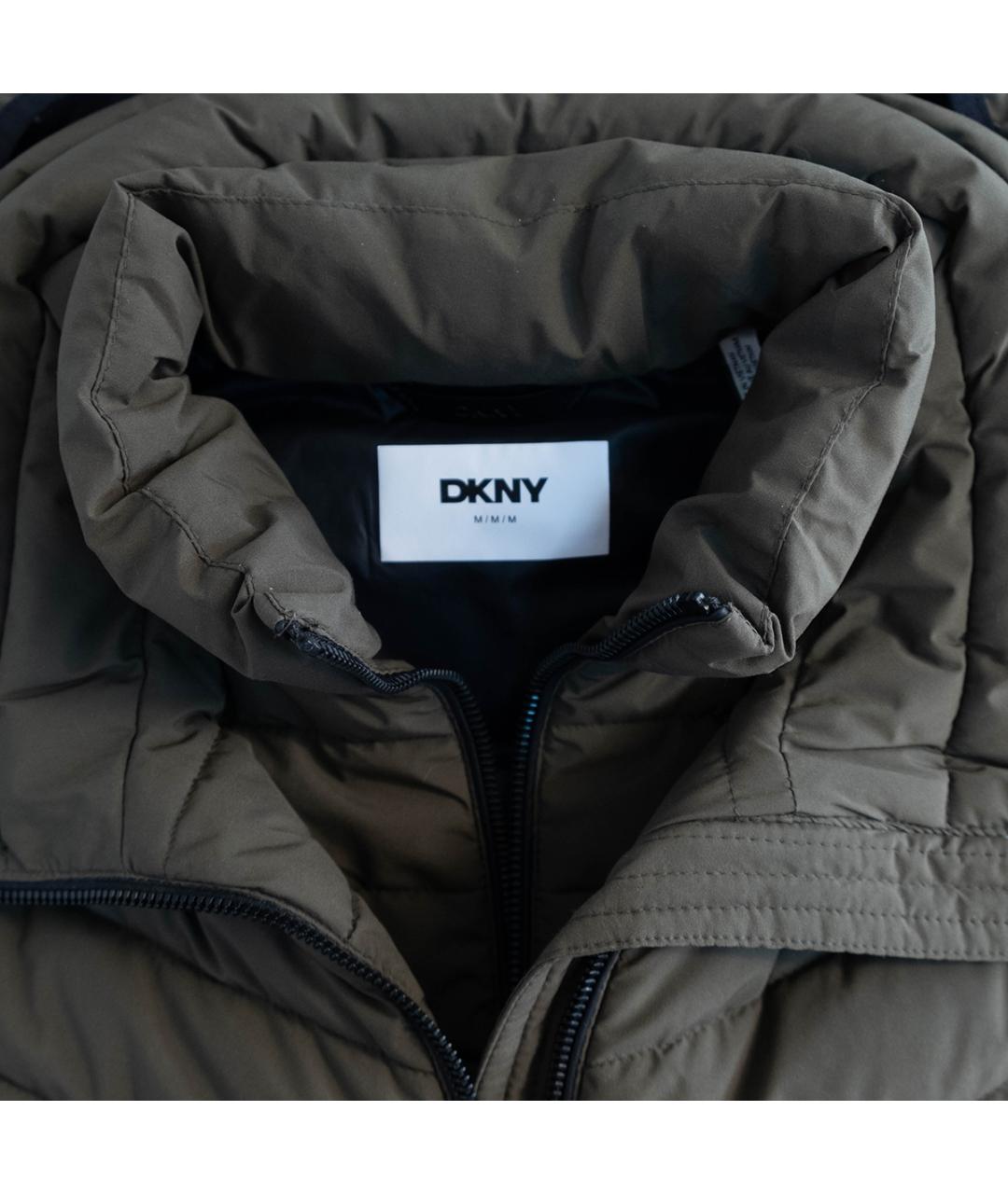 DKNY Хаки полиэстеровая куртка, фото 3