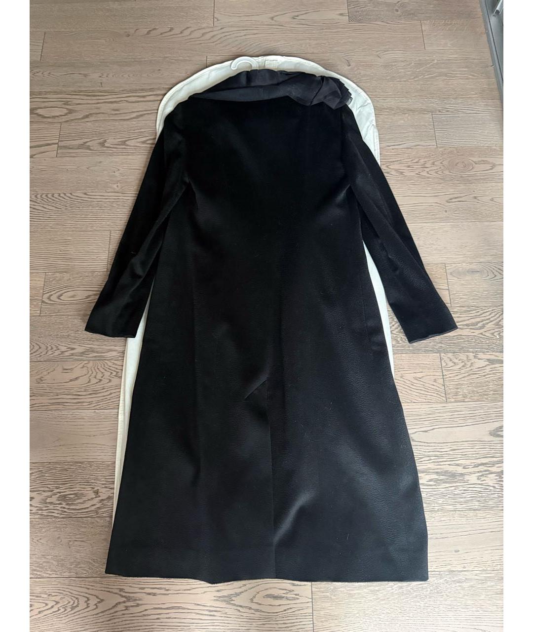 CHRISTIAN DIOR Черное кашемировое пальто, фото 2