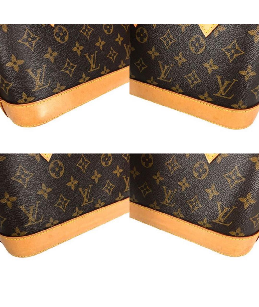 LOUIS VUITTON Коричневая сумка с короткими ручками, фото 2