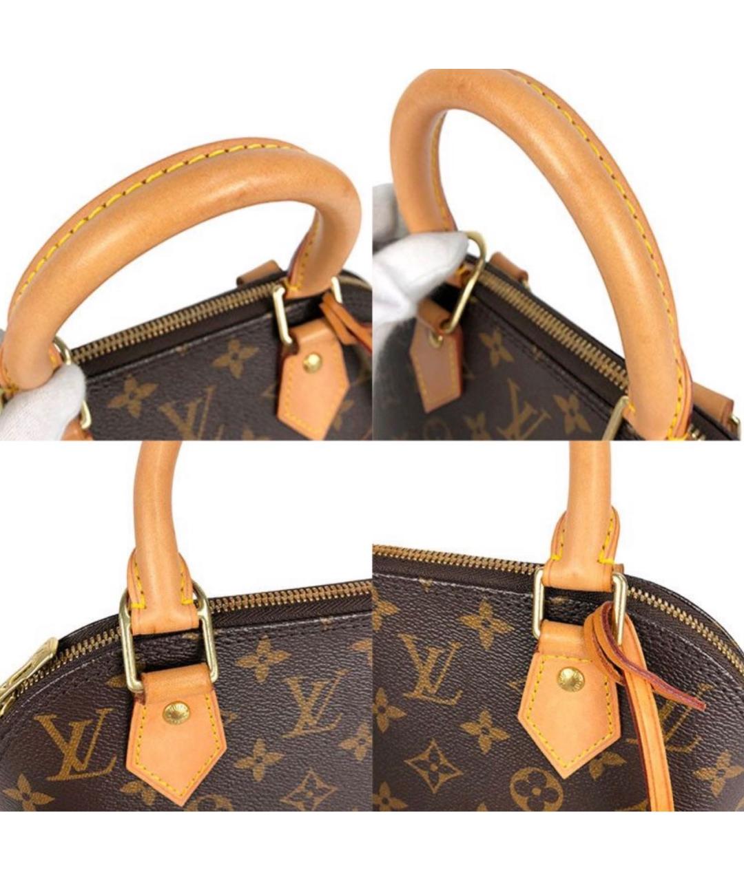LOUIS VUITTON Коричневая сумка с короткими ручками, фото 5