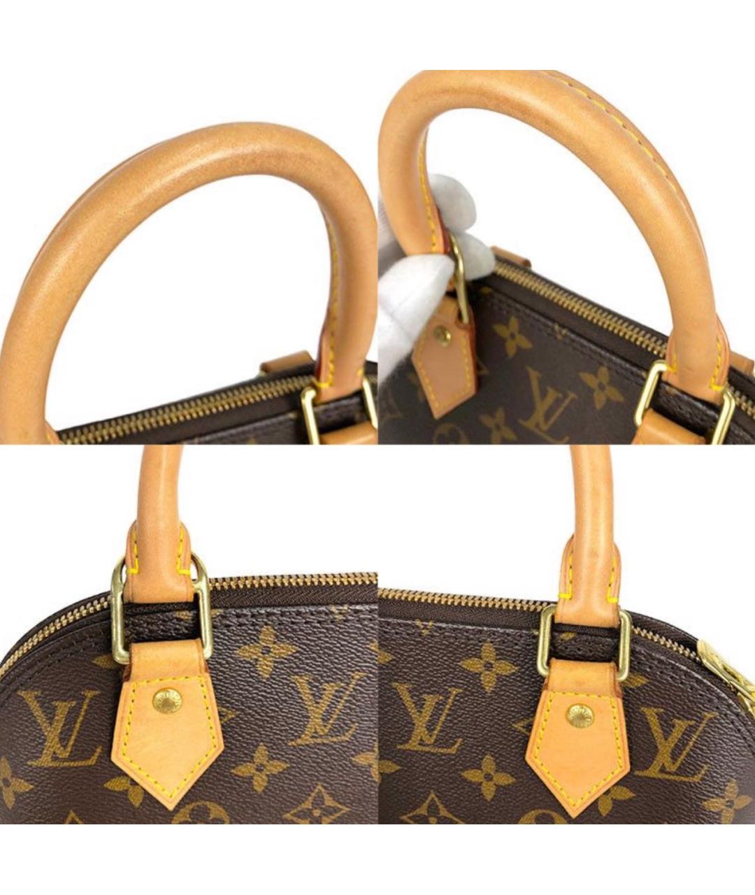 LOUIS VUITTON Коричневая сумка с короткими ручками, фото 6