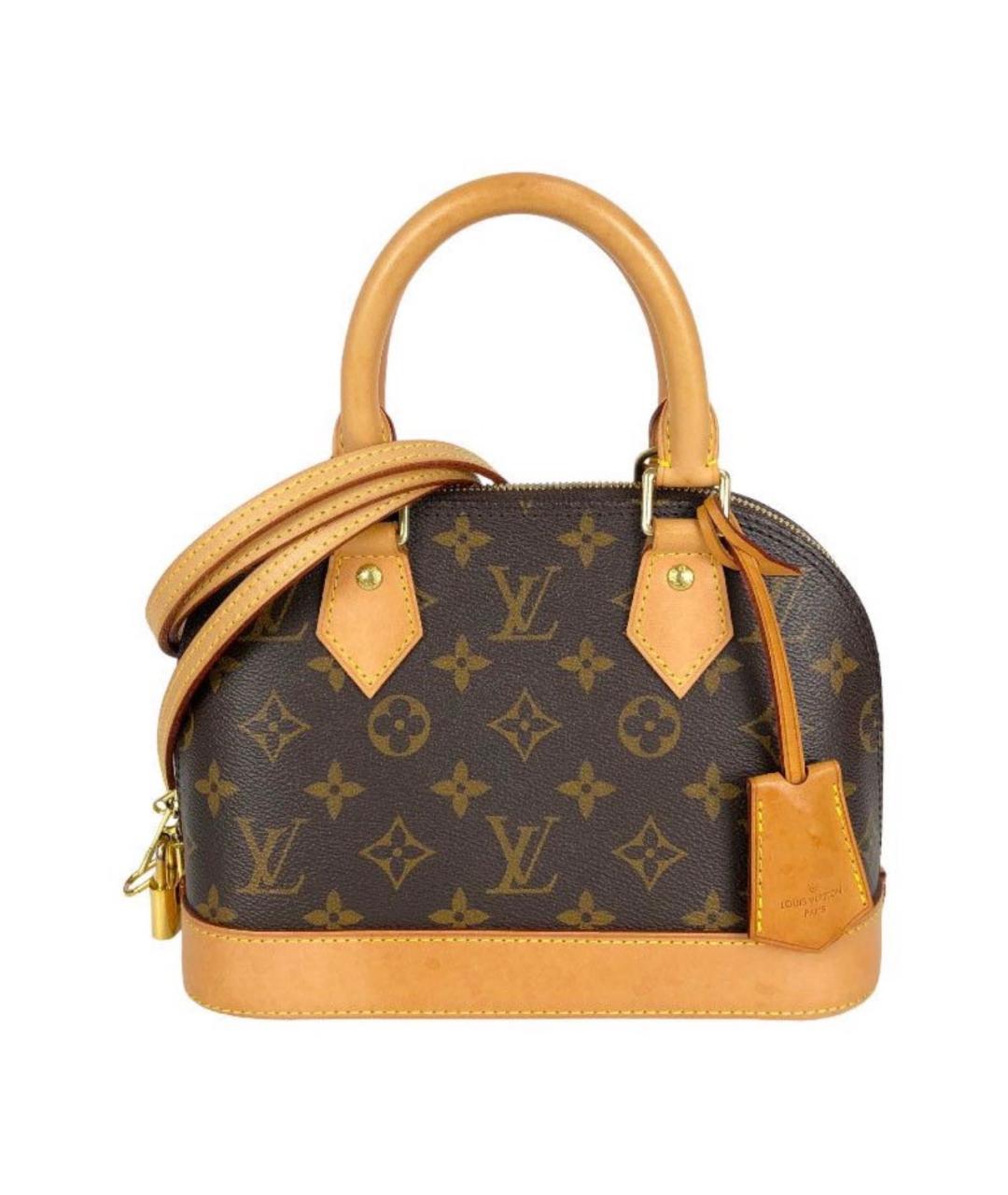 LOUIS VUITTON Коричневая сумка с короткими ручками, фото 9