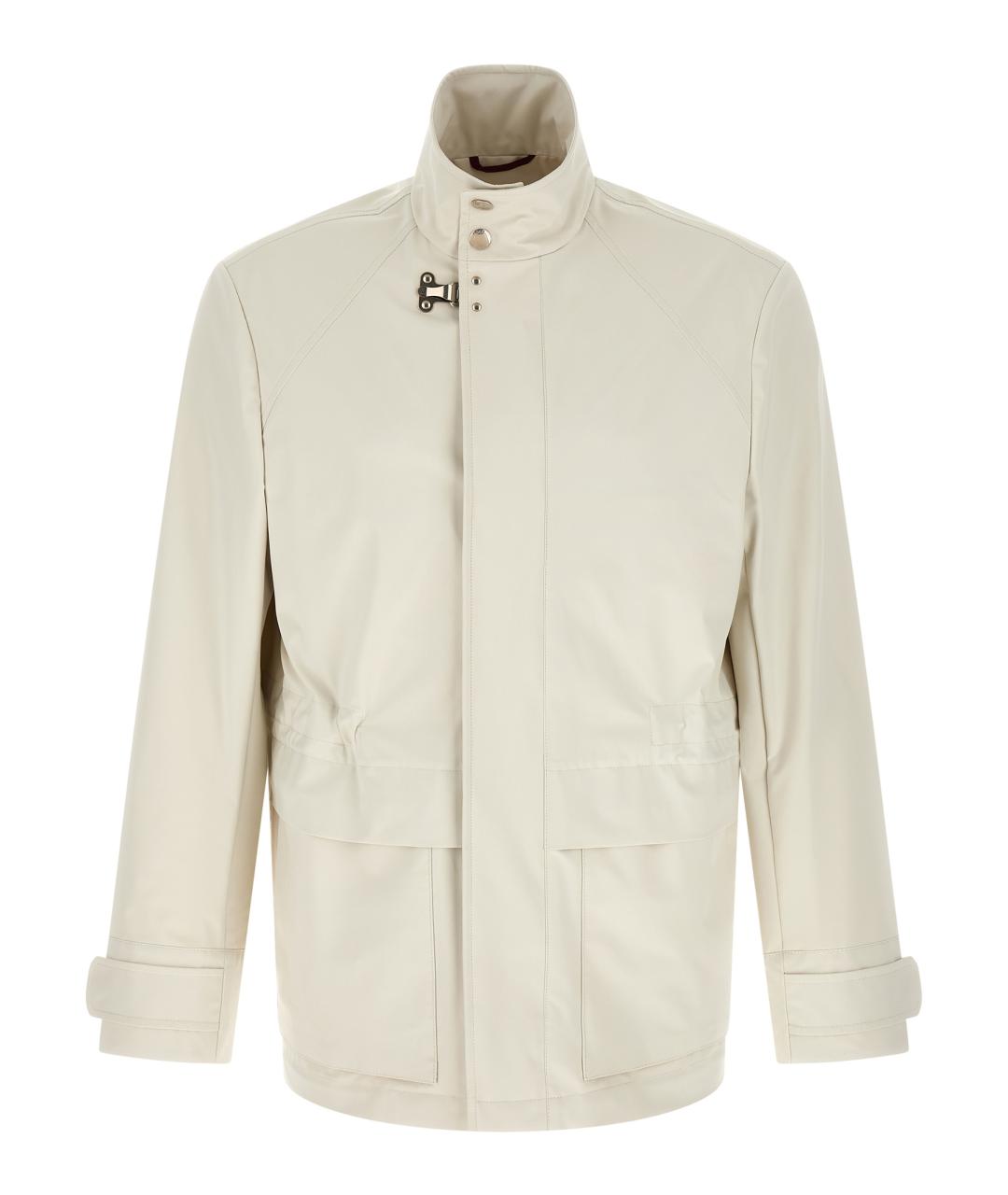 BRUNELLO CUCINELLI Белая полиамидовая куртка, фото 1