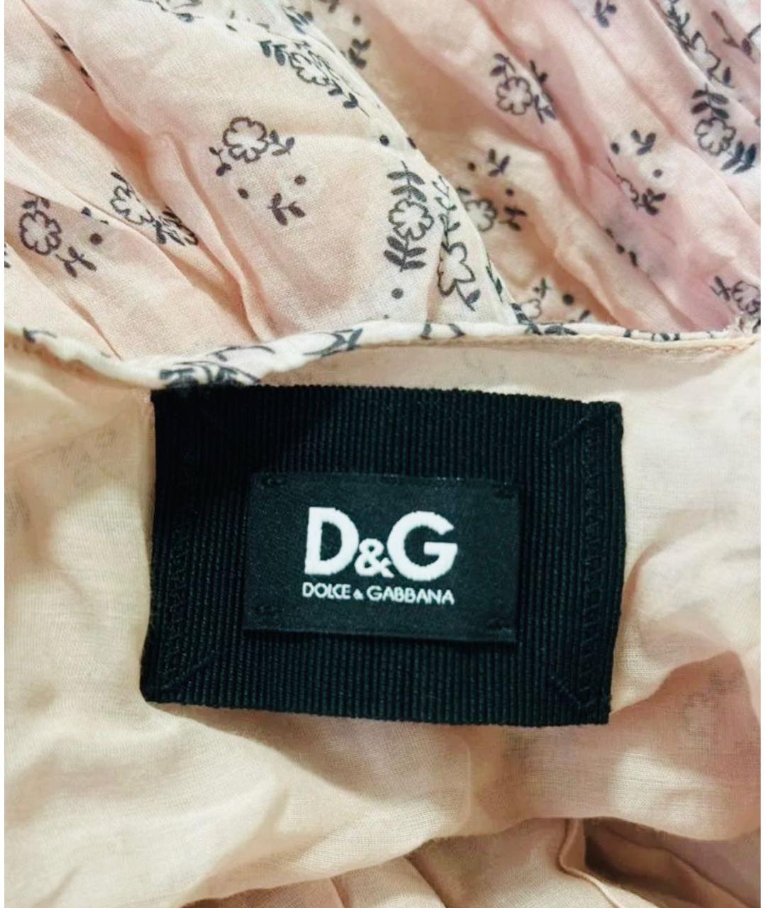 DOLCE&GABBANA Мульти хлопковый сарафан, фото 2