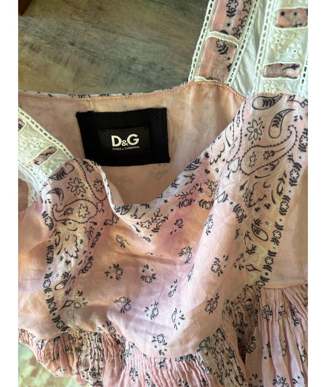 DOLCE&GABBANA Мульти хлопковый сарафан, фото 7