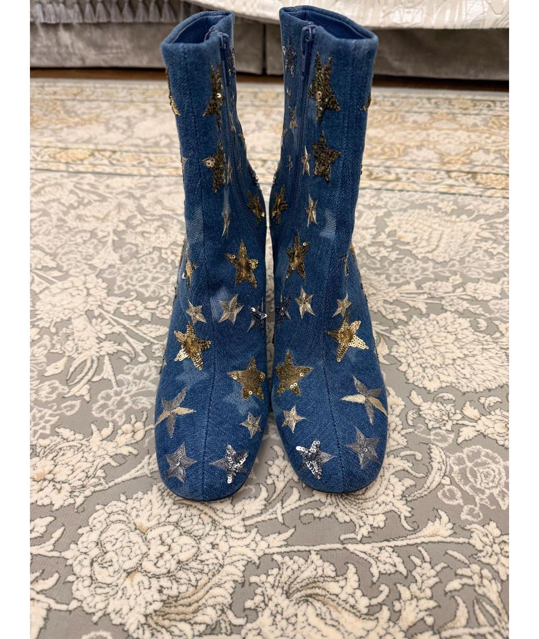 VALENTINO Синие полусапоги, фото 2