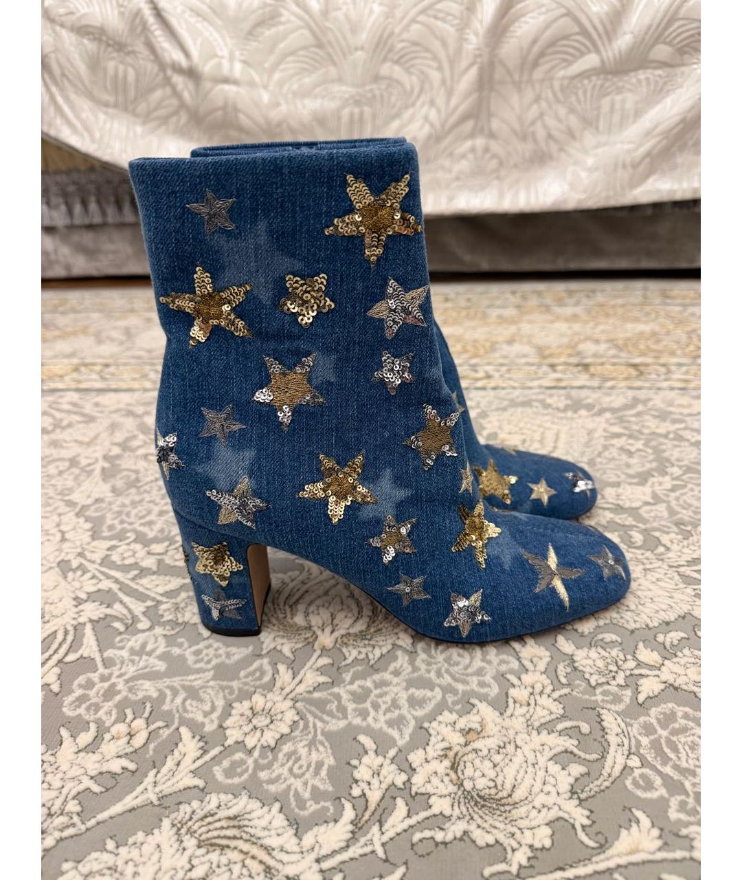 VALENTINO Синие полусапоги, фото 4