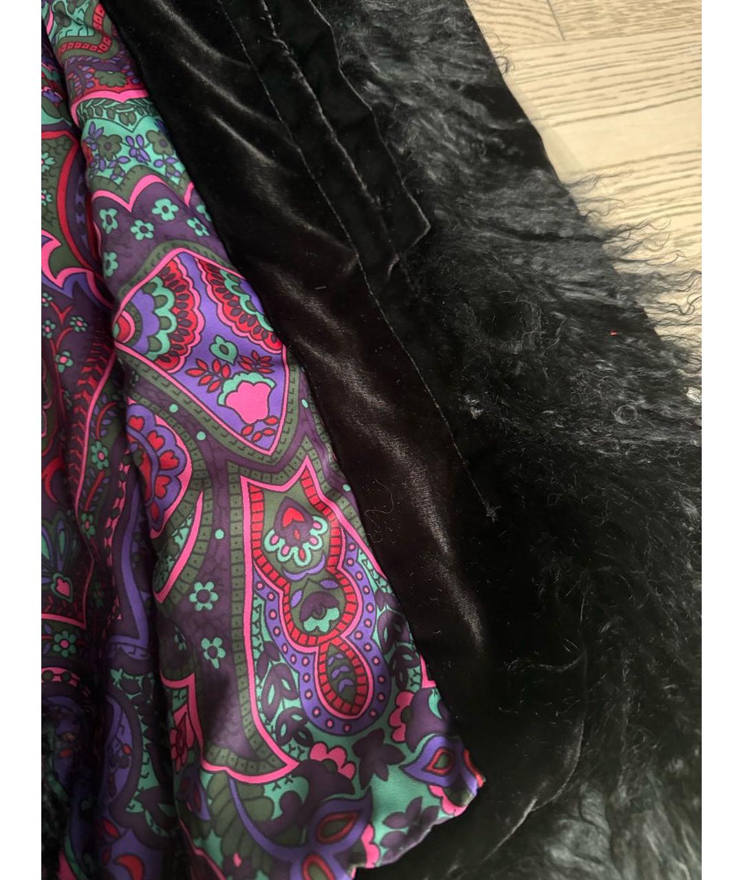 DOLCE&GABBANA Черное вискозное пальто, фото 5